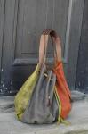 handmade leather woman handbag OVERSIZE LADYBUQ bag