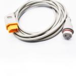 BD Connector Male 12 Pin IBP Cable Nihon Kohden Compatible 13ft Cable Length
