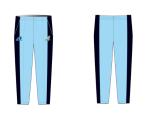 Mens 52cm Waist Cricket Teamwear Trousers Sublimation Print With 2 Pockets