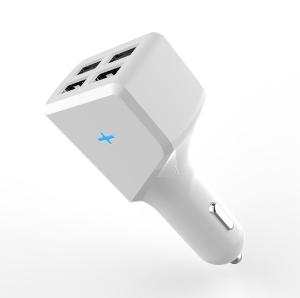 China Four USB Port Smart IC 5V4.8A Multiple Port Car Charger on sale