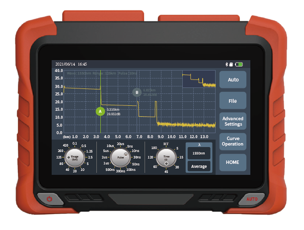 9 ZCOTDR 6200P PON High performance OTDR