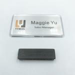 Plastic Cover 79x41mm 23g/Pc Magnetic Name Badge