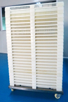 Rectangle Softgel Drying Tray Food Grade PP 760 X 490 X 55mm