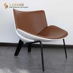 Morden Design leisure chair, high density foam, PU leather upholstery, living
