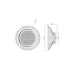 100w 3030 LED Chip UFO High Bay Light Environmental Friendly Long Lifetime