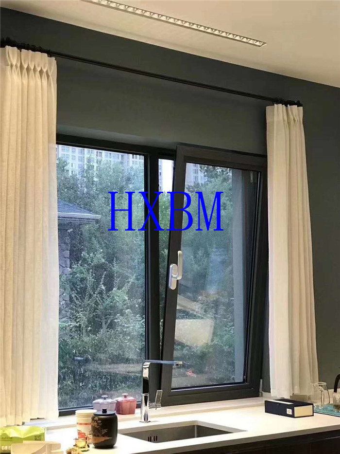 Soundproof Thermal Break 65mm Depth Aluminum Casement Windows