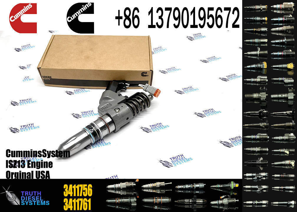 Original New Cummins Injector 3411753 3411754 3411755 3411756 3411757 3411758 3411759 3411760 Suitable for Cummins Engine