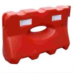 Safety Temporary PE Plastic Road Barriers For Roadway Safety 1300X650X200X400mm