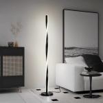 Contemporary Retro Modern Minimalist Acrylic LED Light Stand Standing Sofa Side