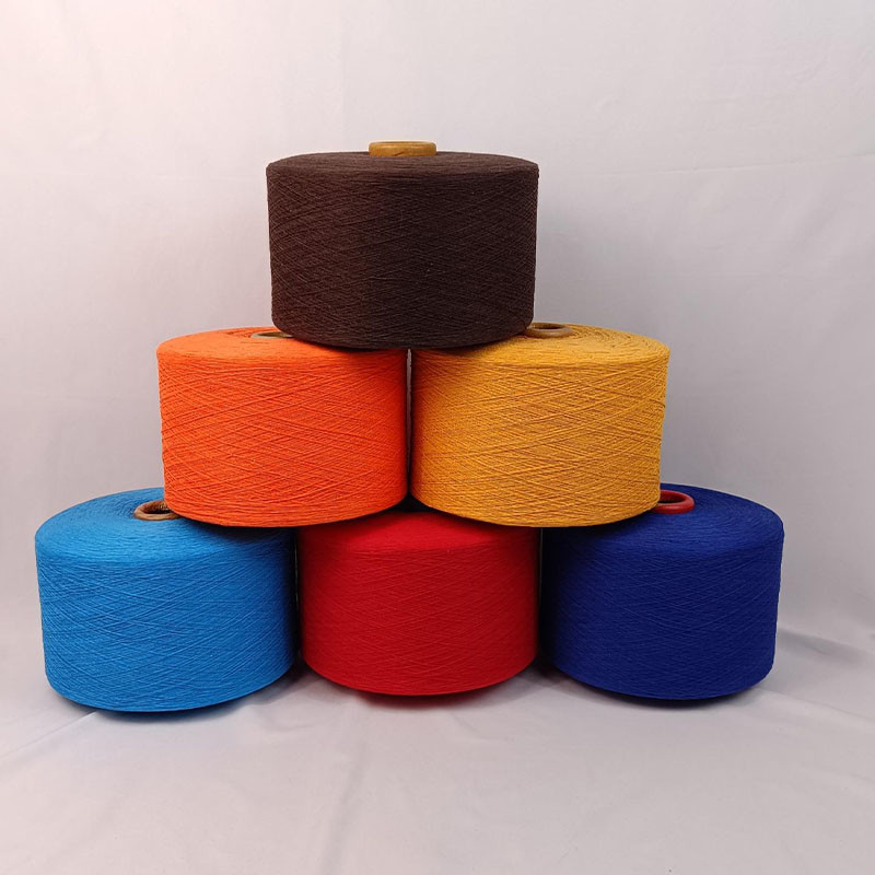 Ne 6/1 8/1 10/1 Optical White / Raw White Regenerated Cotton Yarn For Knitting Gloves