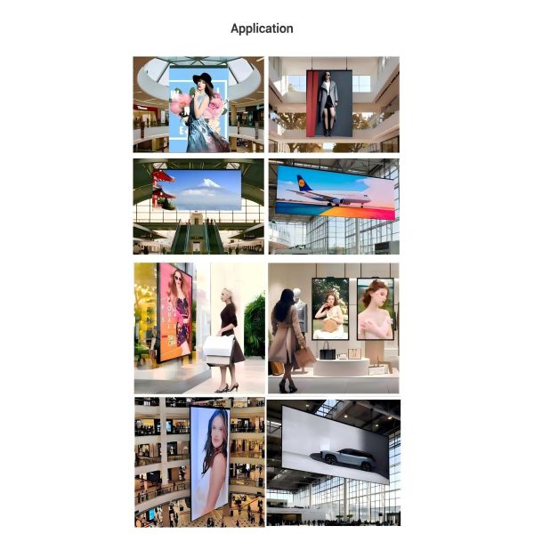 P1.5625 Indoor ultra-thin double-sided LED display screen