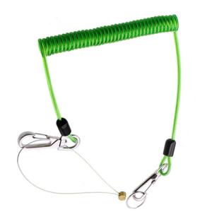 Wholesale Fashion Fishing Coiled Tool Lanyard Pliers Safety Steel Ropes Holder 15cm Long from china suppliers