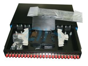 Wholesale 24 Ports Rack Mount Fiber Optic Odf 19 FC Slidable Type For TIC Certification from china suppliers