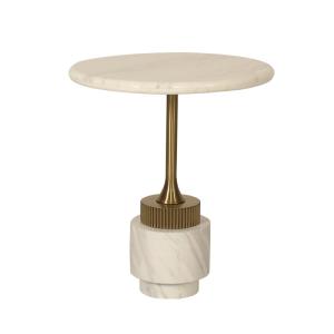 Wholesale Artificial Marble Top Stainless Side Table For Bed Room from china suppliers