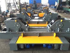 Wholesale Rubber / Metal Conventional Pipe Welding Rollers 100T For Tank Fit Up Welding from china suppliers