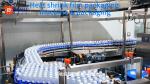 8000 BPH PET Beverage Bottling Line Plastic Water Bottle Packing Machine