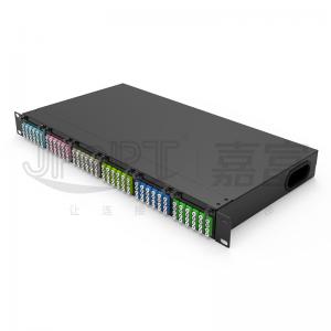 Wholesale Standard 1U Fiber Patch Panel 19 Inch 144 Cores With 6PCS MPO-LC 24F MPO Cassettes from china suppliers