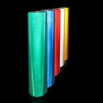 PET Self Adhesive Prismatic Reflective Sheeting Vinyl Film For Traffic Sign