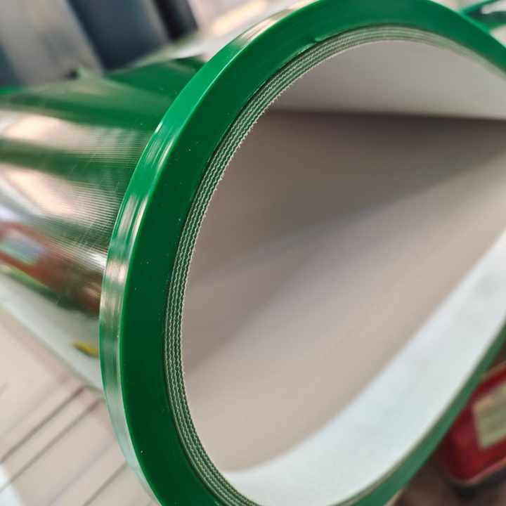 3 Layers PVC Belt 5000mm Length Green Light Conveyor Belt Weather Resistant For Food Industry