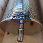 Stainless Steel Durable Wedge Wire Rotary Drum Fish Barrier Screens wedge wire