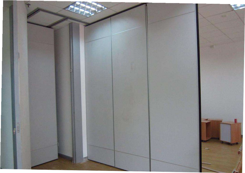 Customized Acoustic Operable Folding Sliding Partition Walls / Doors Melamine Finish