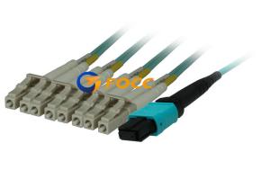 Wholesale Female Fanout Fibre Optic Ethernet Cable 4 Duplex LC 40 Gigabit from china suppliers
