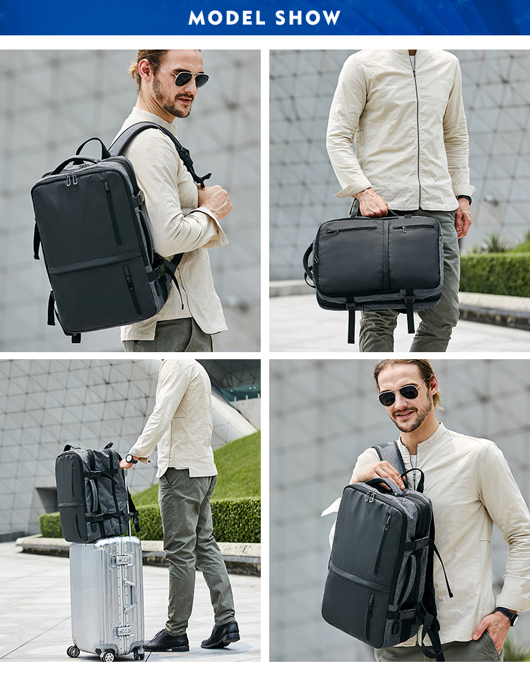 35 Litre Multi Functional Rucksack Computer Interlayer Expandable Computer Bag