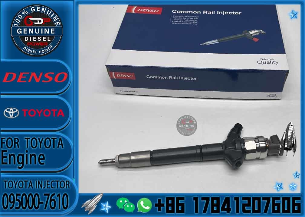 NEW Diesel Fuel Injector Parts 095000-7610 095000 7610 23670-0R160 23670-0R110 Engine Fuel Injector 0950007610 for Toyot