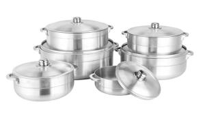 Wholesale New Design wholesale 12 pieces non-stick cookware sets aluminum cooking pot of household from china suppliers