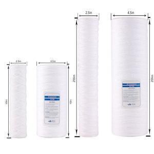 Wholesale High QualitySpiral Wound Filter Cartridge for RO Water Juice Purification OEM Service from china suppliers