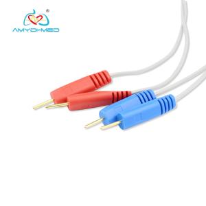 Wholesale Din type electrode lead wire for tens/EMG cable from china suppliers