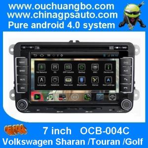 Wholesale Ouchuangbo 7&quot; Auto DVD Android 4.0 for Volkswagen Sharan /Touran /Golf GPS Navi Bluetooth EQ CAN BUS OCB-004C from china suppliers