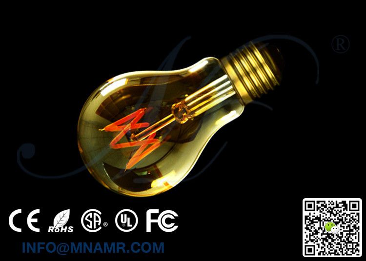 Factory Price DIY Hanging Bulbs LED Light Edison Style A19 A60 110V 220V 3W E27