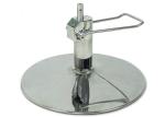 Chrome Steel Barber Chair Accessories Round Hydraulic Base With 1 Year Warranty