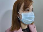 Blue Dust Proof Adult 3 Ply Non Woven Face Mask