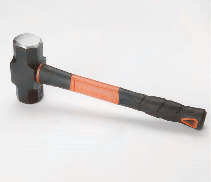 4LB Sledge Hammer(XL-0128) with painted surface,double color rubber handle and good price