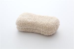 Wholesale Pink color microfiber plush car cleaning, house cleaning sponge applicator pad from china suppliers