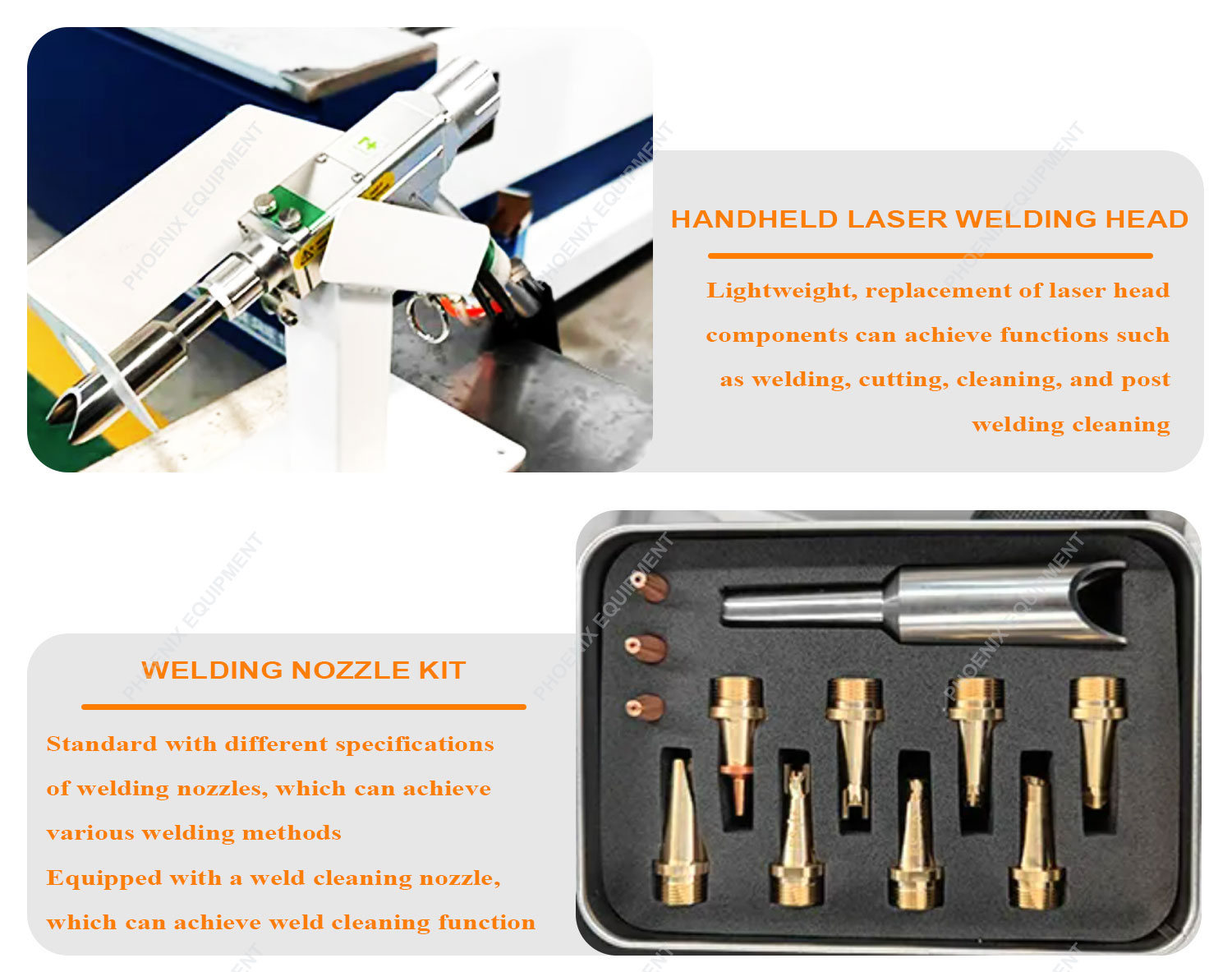 PM-WD 1500W Fiber Laser All-in-one Cleaning Cutting Welding Machine for Speed Cutting