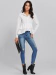 Plus Size Women Clothing Office Latest Blouse Designs