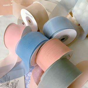 Wholesale High Density Polyester Organza Ribbon 40mm For Luxury Gift Packing from china suppliers