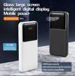 10000 mah 22.5W portable battery with built in cable for outdoor used