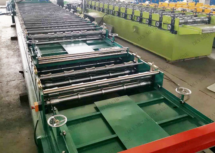 9000kg Double Layer Roofing Sheet 480V Corrugated Roof Tile Making Machine
