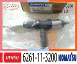 6261-11-3200 KOMATSU Fuel Injectors 095000-6140 PC800-8 Type Excavator D155AX-6