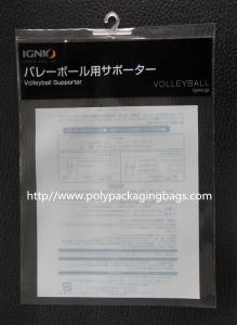 Wholesale Transparent Plastic Bags With Hangers For Toy , Gift , Electronic Products from china suppliers