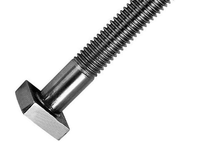 M8 M10 Aluminum Clamp T Head Half Threaded Bolts 6061 7075 Customized Coarse Thread