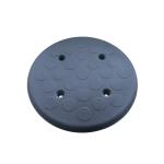 Roundness Diameter 335mm,30mm Thick Design Black PU Seat Cushion Pad Bar Stool