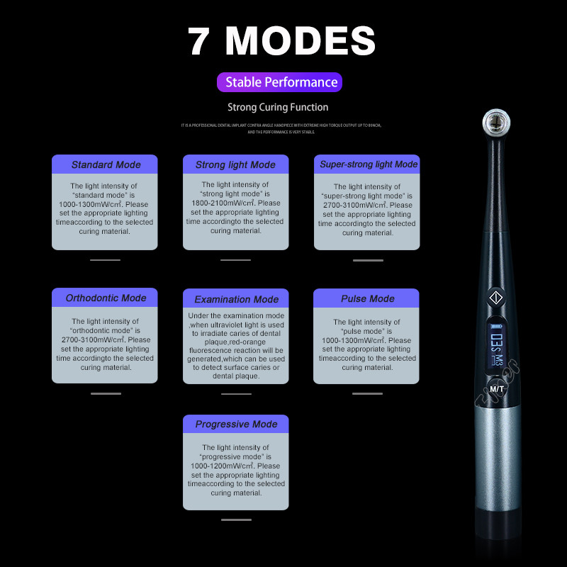 515nm Dental Curing Light Composite Filling Machine 5w Dental Led Curing Light