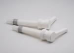 10cc White PP Plastic Coffee Syrup Pump Dispenser Non Toxic Material