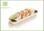 High End Small Wooden Serving Bowls Wooden Sushi Set With FSC FDA Certificated
