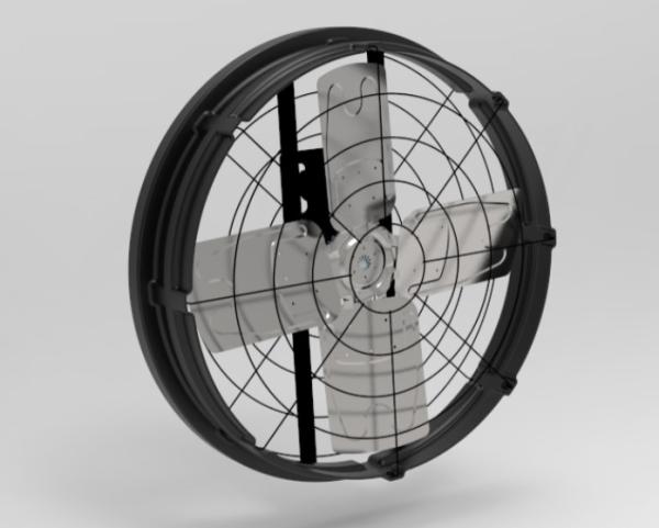 Livestock Barn Fans With Noise≤69dB 1115*1115*285mm Frame Size And 410w Input